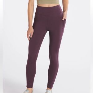 NEW SOUL & SKY Brushed Side Pocket Cold Weather Legging M